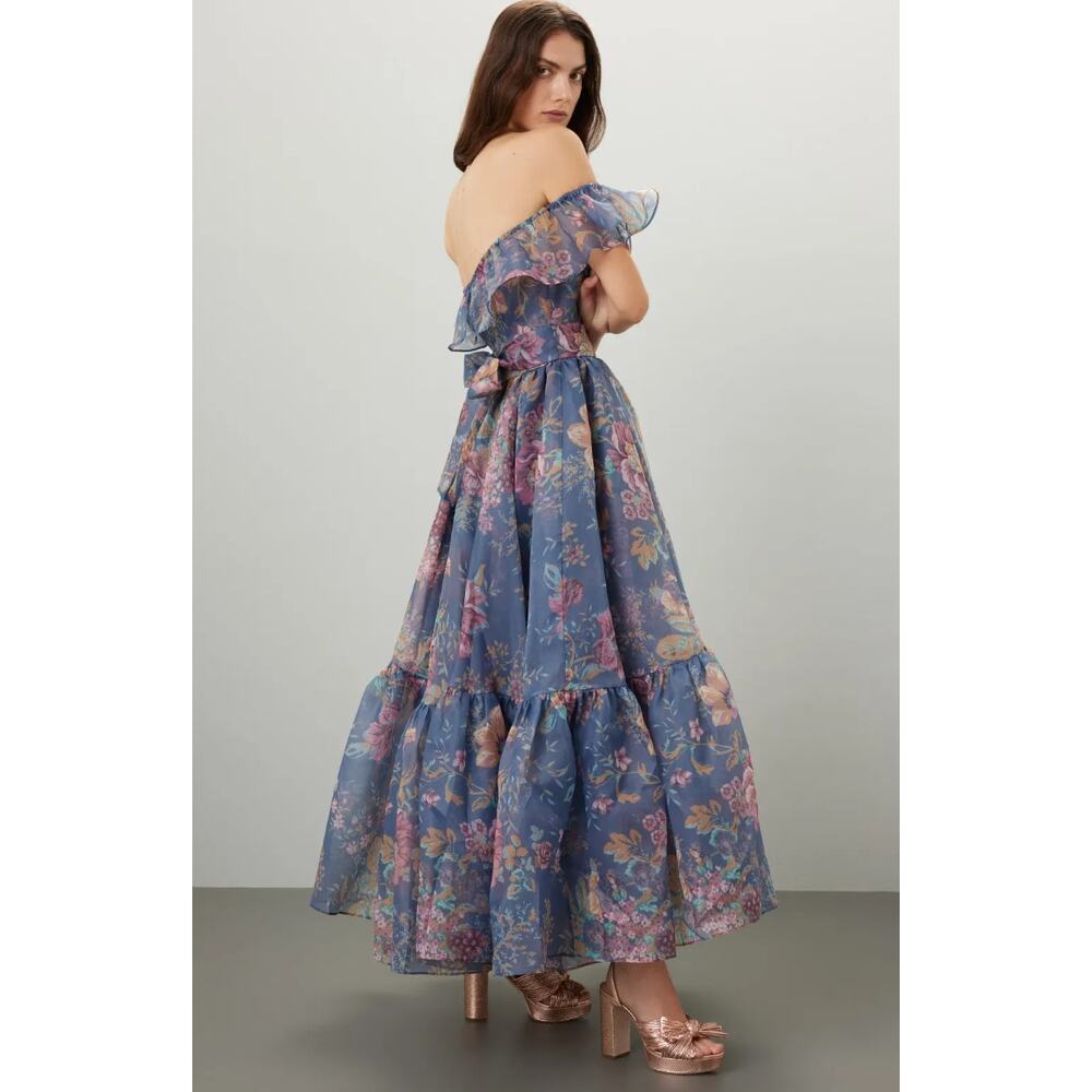 Selkie Romance Novel Blue Floral Gown - RARE FIND - Size XL - Picture 3 of 11